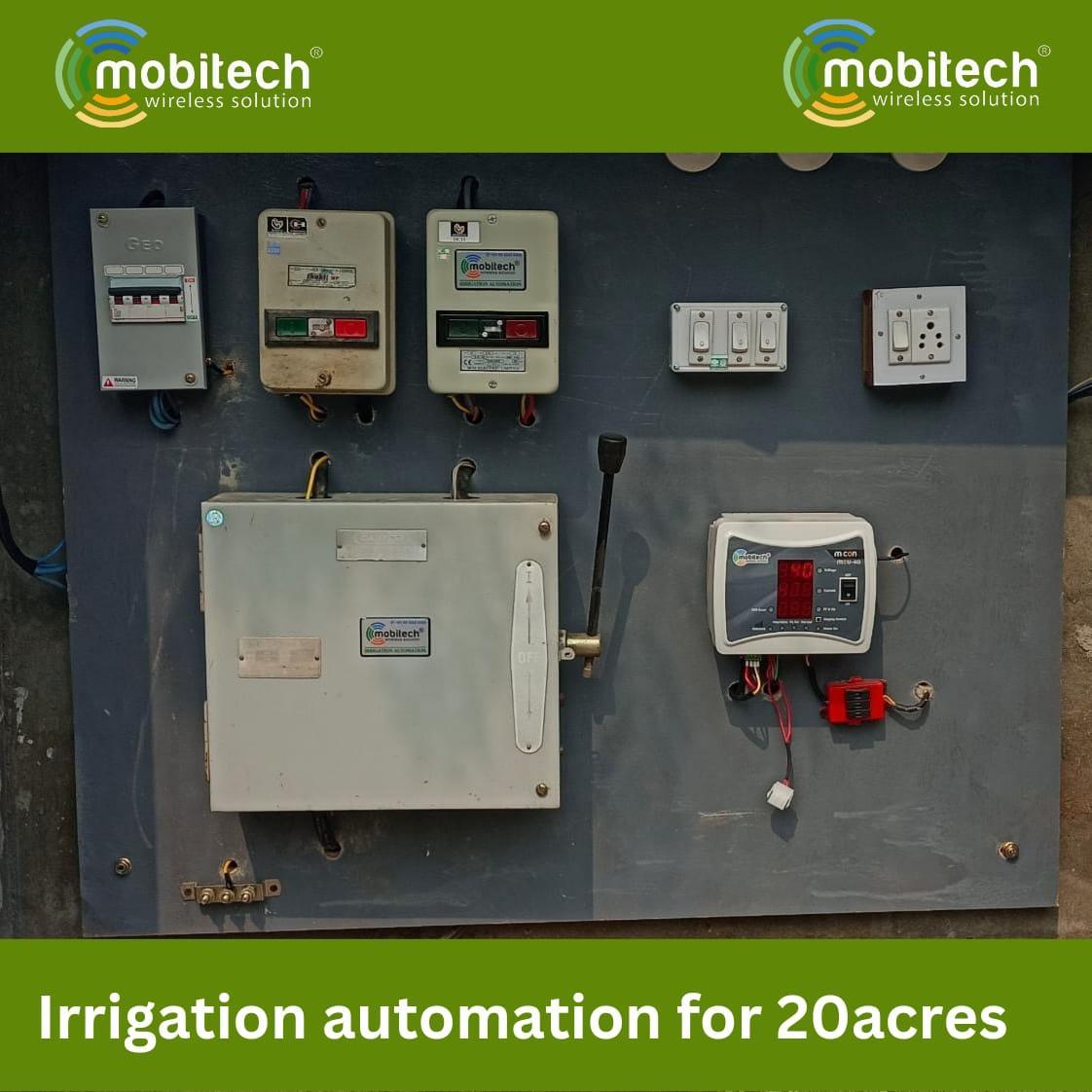 Irrigation automation for 20acres