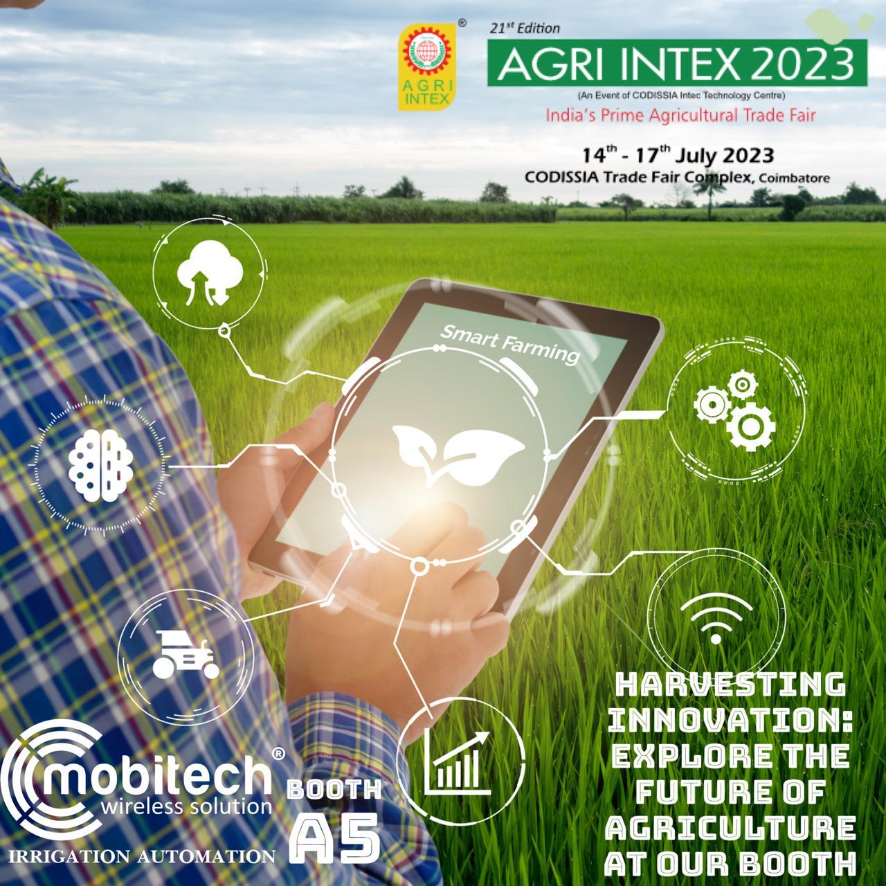 Get ready to witness the best of agricultural innovation at “AGRI INTEX 2023”